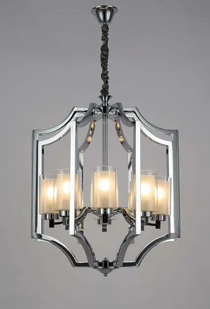 Подвесная люстра Lumina Deco LDP 1224-8 CHR Vigatto Подвесная люстра Lumina Deco LDP 1224-8 CHR Vigatto