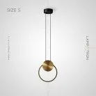 Подвесной светильник WOLKE Размер S. Цвет Латунь Lampatron 6143-16505