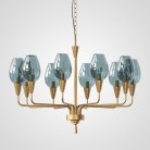 Подвесная Дизайнерская Люстра Viola 10 Синий 102199-26 ImperiumLoft