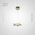 Кольцевые люстры и светильники CRISSY Тип B. Размер S Lampatron 4611-11665