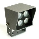 Светодиодный светильник ландшафтно-архитектурный  Feron 51696 LL-895 AC220-240 4W красный IP66 квадрат