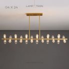Реечный, рядный светильник SELMER LONG 24 лампы Lampatron 7657-21422