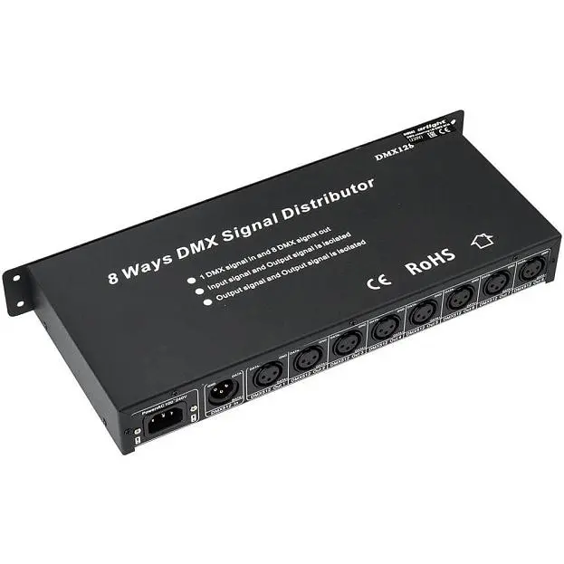 Распределитель Arlight 019502 LN-DMX-8CH Распределитель Arlight 019502 LN-DMX-8CH