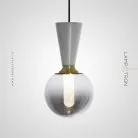 Подвесной светильник LAZARUS Цвет Белый + Латунь Lampatron lazarus-white 6998-19236