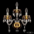Бра Bohemia Ivele Crystal  5417B/2+1/165 G Amber/M-1G