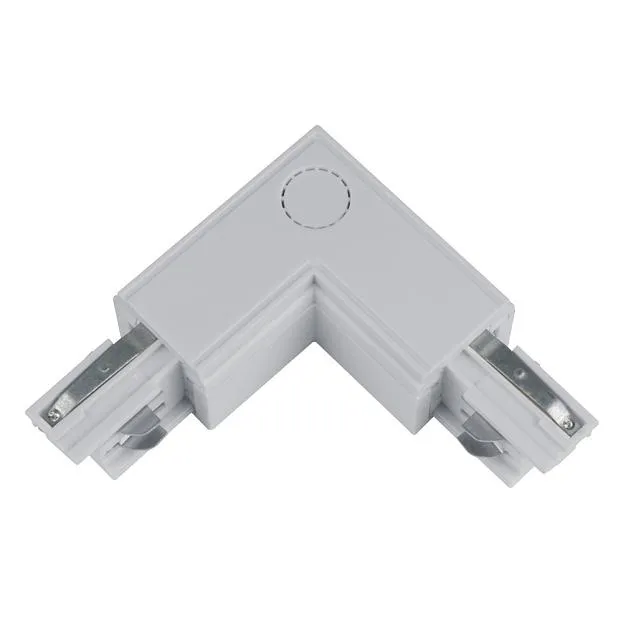 Соединитель L-образный Uniel UBX-A21 SILVER 1 POLYBAG
