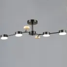 Потолочная люстра Reluce 03860-0.3-04 BK+WOOD GX53