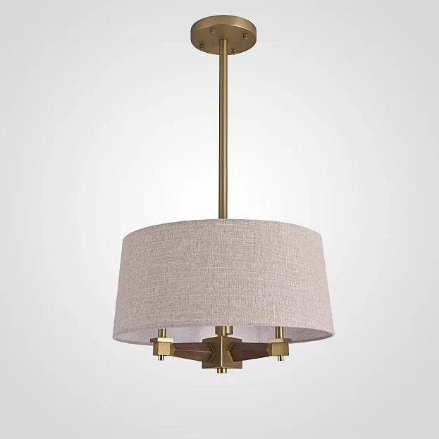 Люстра На Штанге Jorgenson Beige ImperiumLoft 102090-26 Stavra-Triple01