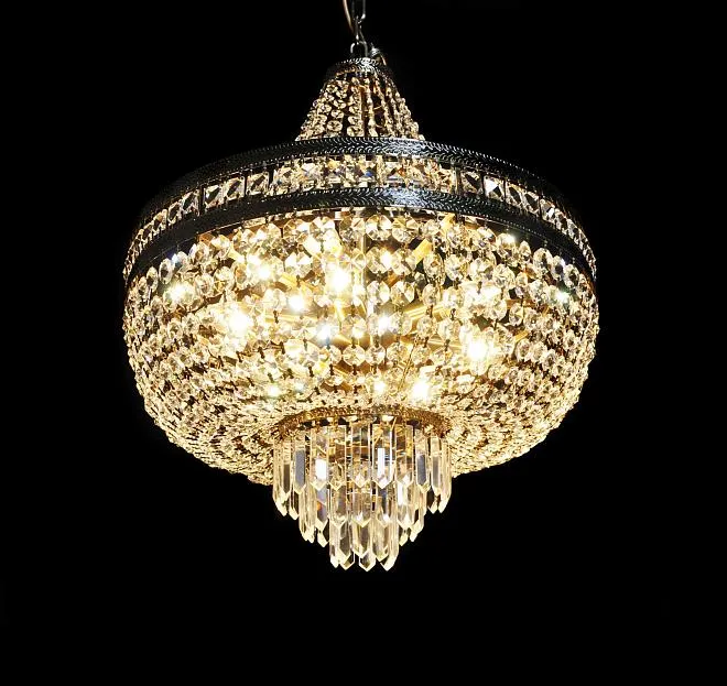Хрустальная подвесная люстра Lumina Deco LDP 10171 BELLADORIA Хрустальная подвесная люстра Lumina Deco LDP 10171 BELLADORIA