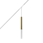 Подвесной светильник на магнитный трек Ledron MH-1001-T Gold с белым адаптером