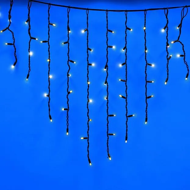 Гирлянда Uniel ULD-B3007-200/TBK WARMWHITE-WHITE IP67