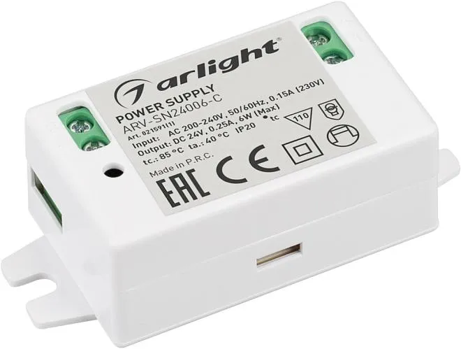 Блок питания для светодиодной ленты Arlight 021591(1) ARV-S Блок питания для светодиодной ленты Arlight 021591(1) ARV-S