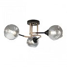 Люстра потолочная с плафонами Arte Milano 328419/3 FG+BK Amalfi