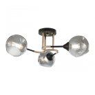Люстра потолочная с плафонами Arte Milano 328419/3 FG+BK Amalfi
