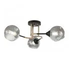 Люстра потолочная с плафонами Arte Milano 328419/3 FG+BK Amalfi