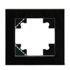 Рамка 1-местная для сенсорных механизмов, подсветки, стекло, Stekker GFR00-7001-05S, серия Катрин