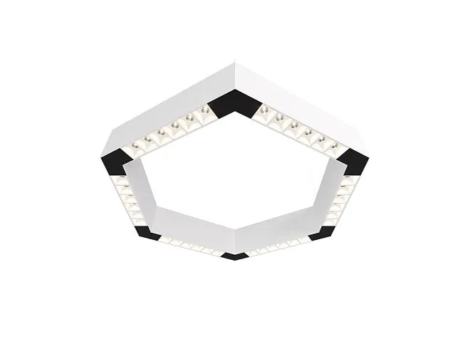 Накладной светодиодный светильник 0,5м 36Вт 48° Donolux dl18515с111w36.48.500wb Eye-hex Накладной светодиодный светильник 0,5м 36Вт 48° Donolux dl18515с111w36.48.500wb Eye-hex