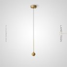 Подвесной светильник ORVAR Цвет Латунь Lampatron orvar-brass 7082-19428