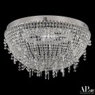 Люстра светодиодная хрустальная с пультом APL LED SH501.2.50.B.LED-DIM.Ni Sicilia