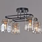 Потолочная люстра Reluce 70209-0.3-04 BK+CR