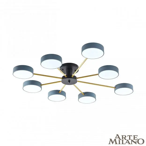Светильник светодиодный 252006/8 Bk/Gr Arte Milano Ferrara Светильник светодиодный 252006/8 Bk/Gr Arte Milano Ferrara