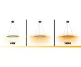 Подвес Kink Light 08212,19A(dim to warm) Тор черный d40