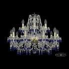 Люстра хрустальная Bohemia 1410/10+5/240 G V3001