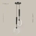 Готовая комбинация светильников FINNUR B DUO Тип А. Цвет Черный. Белый свет Lampatron 6903-18892