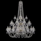 Подвесная люстра Bohemia 1402/20+10+5/530/h-206/3d/G 1402 Gold