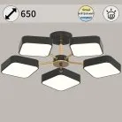 Потолочная люстра Reluce 03360-0.3-05 BK+FGD