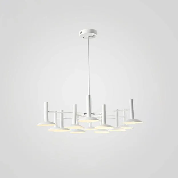 Люстра на штанге TAU L12 Black ImperiumLoft 243345-26 TAU01