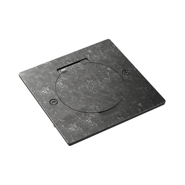 Лючок Surface 2 мод. (1 мод. 45х45 мм.), круглая крышка, оцинкованная сталь Donel DFB2MRRNFA DFB