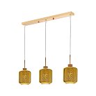 Подвесной светильник Lumina Deco LDP 6811-3 PR GD Alacosmo