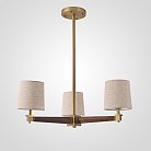Люстра Jorgenson D70 Beige/Dark Wood By Imperiumloft 203576-26