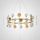 Кольцевые люстры и светильники SANTA Lampatron 3664