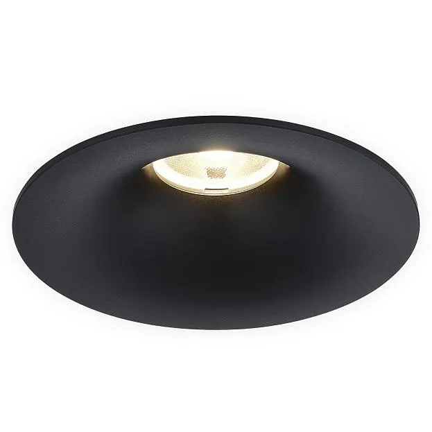 Светильник встраиваемый, 20Вт, D103хH65мм, 24°, 4000К, IP20, Ra>90, черный, блок питания в комплекте Donel DN12001R20N1B DN12