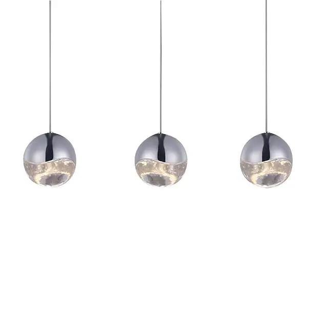 Подвесной светильник Delight Collection SD3301-3 nickel Globo