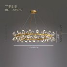 Кольцевые люстры и светильники GLORIOLE RING Тип B. 80 ламп Lampatron gloriole-ring-b-80 9121-25964