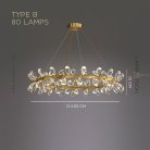 Кольцевые люстры и светильники GLORIOLE RING Тип B. 80 ламп Lampatron gloriole-ring-b-80 9121-25964