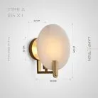 Бра AEGIR Цвет Латунь Lampatron aegir-brass 9111-25944