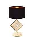 Интерьерная настольная лампа Lumina Deco LDT 5529 F.GD+BK Fabi
