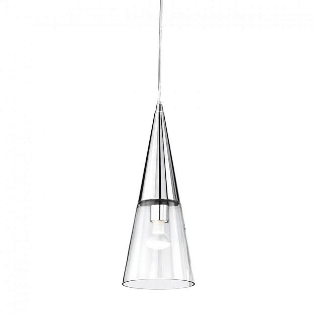 Подвесной светильник Ideal Lux 017440 CONO SP1 CROMO