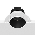 Встраиваемый светодиодный светильник (под шпаклевку) LeDron DL3281 Black 4000K