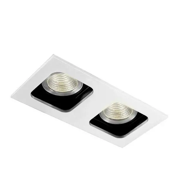 Встраиваемый светильник Donolux DL18614/02WW-SQ White/Black Встраиваемый светильник Donolux DL18614/02WW-SQ White/Black