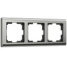 Рамка на 3 поста Werkel W0031602 (глянцевый никель) a051001 Metallic