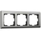 Рамка на 3 поста Werkel W0031602 (глянцевый никель) a051001 Metallic