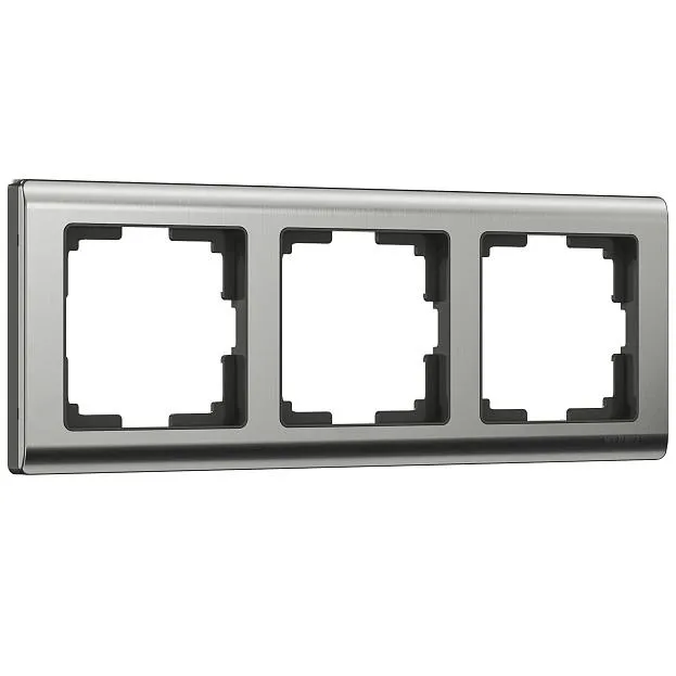 Рамка на 3 поста Werkel W0031602 (глянцевый никель) a051001 Metallic Рамка на 3 поста Werkel W0031602 (глянцевый никель) a051001 Metallic