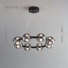 Кольцевые люстры и светильники SEMUND B 8 шаров Lampatron semund-b-8 8099-22147