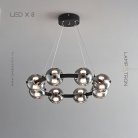 Кольцевые люстры и светильники SEMUND B 8 шаров Lampatron semund-b-8 8099-22147