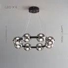 Кольцевые люстры и светильники SEMUND B 8 шаров Lampatron semund-b-8 8099-22147